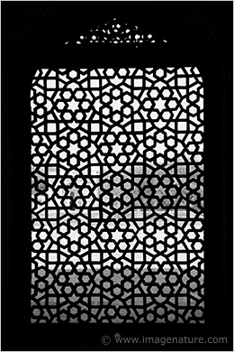 Ornamental window, Humayun's Tomb, Delhi